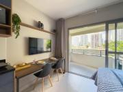 Espetacular studio para venda em Brooklin com 1 quarto, 25m²