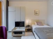 Impressive furnished studio apartment with balcony in...