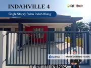 INDAHVILLE 4 Single Storey Terrace Pulau Indah, Port Klang