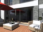 Individuell geplantes Stadthaus mit sonniger...