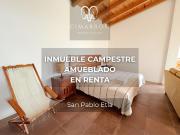 INMUEBLE CAMPESTRE AMUEBLADO EN RENTA