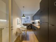 Interior design apartment with garden on the...