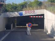 Interner Parkplatz für Motorrad