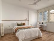 Inviting double bedroom near Lesseps station