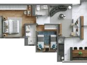 Ipiranga apartamento com 2 suítes e churrasqueira na...