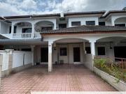 Ipoh bercham partial furnished double storey for rent