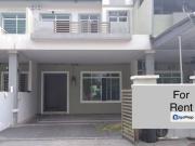 Ipoh klebang ria partial furnished double storey for rent