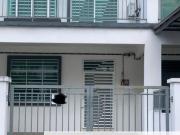 Ipoh meru partial furnished double storey for rent