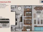 Jardim oceânico | lançamento cobertura linear