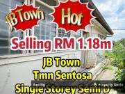 JB Town @ Taman Sentosa corner lot unblock veiw semi d
