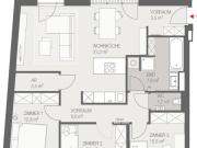 JF2 Moderne 3 Zimmer Wohnung mit großzügigem Westbalkon...