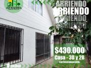 JMV Inmobilia ARRIENDA casa 3D 2B Doña Rosa Chillán