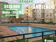 JMV Inmobilia ARRIENDA Dpto. Cond. Volcán Copahue Chillán