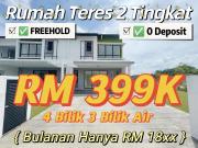 【Join Salary 4K easy Full loan】Only 399k Semi D Concept...