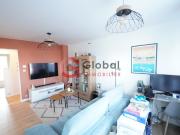 Jolie T3 avec vue dégagée sur les toits, la baie et la mer