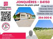 Jonquières Vente Maison 84