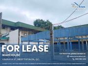 KALIRAYA QC near ARANETA WAREHOUSE FOR LEASE
