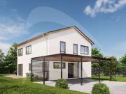 KFW40 Neubau: Lichtdurchflutetes Einfamilienhaus mit...