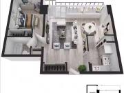 Kingsview Apartments 1 Bedroom B