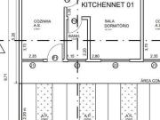Kitnet com 1 dormitório à venda, 35 m² por R$ 165.000...