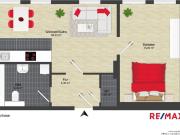 Kleine, gemütliche 2 Raum Wohnung in zentraler Lage