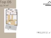Kompakte 1 Zimmerwohnung mit Terrasse