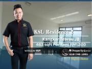 KSL Residence 2 Kangkar Tebrau JB Near Pasar Borong...