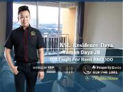 KSL Residence Daya Apartment Fully Furnished High Floor...