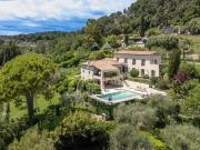 La Colle sur Loup: Villa provençale avec vue mer