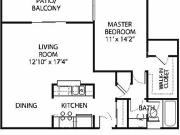 Lakewood Apartments At Lake Merced 1Bed 1Bath #7