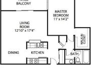 Lakewood Apartments At Lake Merced 1Bed 1Bath #8