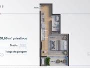 LANÇAMENTO Apartamento de 1 quarto à venda, 38 m² por R$...