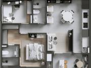 Lançamento Apartamentos 2 e 3 quartos Ecoville Curitiba