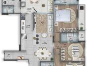 Lançamento com 3 suítes sendo 1 master à venda, 131 m²...