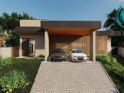 Lançamento de casa térrea com 3 suites em condominio...