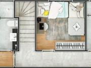 Lançamento na Guilhermina: Sobrado de Frente com 3...