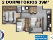 Lançamento no Alto do Ipiranga, 39m² 2 Quartos, Varanda,...