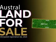 Land For Sale Anticipated registration Q2, 2025