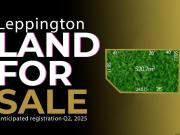 Land For Sale Anticipated registration Q2, 2025