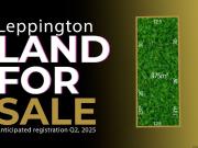 Land For Sale Anticipated registration Q2, 2025