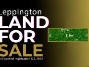 Land For Sale Anticipated registration Q3, 2024