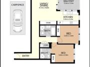 Large Size Sunny Two Bedroom Apt In Roseville Brand New...