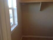 Large sunny master bedroom with huge walk in closet,...