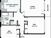 Bright and Spacious Two Bedroom Apartment