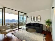 Las Condes, Amoblado! hermoso depto vista despejada al...