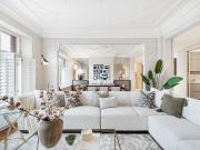 Lateral apartment with rich period detailing in Kensington