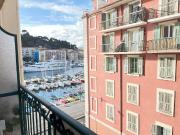 Le Neptune – Studio avec coin nuit et balcon vue port...