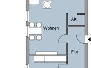 Leipzig Lindenau 2 Zimmer Wohnung mit offener Küche