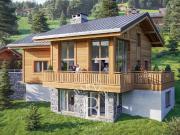 Les Gets Chalet neuf de 213 m² Quartier calme 5 suites....