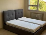 Letto in doppia di 22 metri quadrati molto grande e luminosa